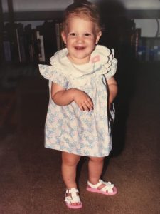 Erin dressed up.