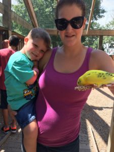 Erin and Carson at zoo