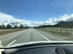 Driving in Montana