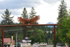 Entryway to Libby, Montana