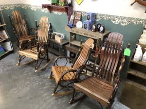 Amish store rocking chairs