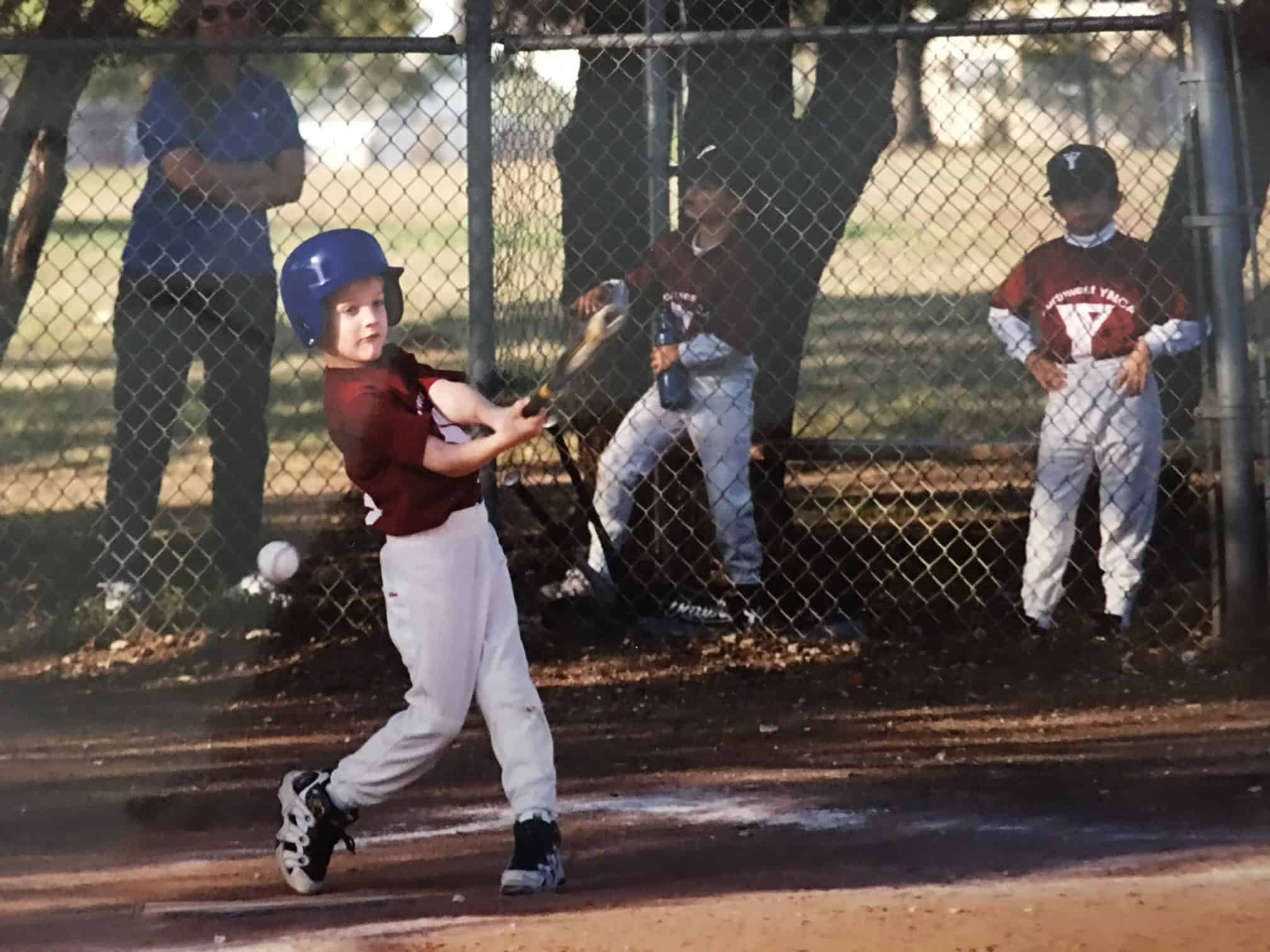 Youngsters batting.