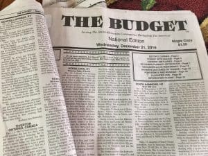 Budget Newspaper